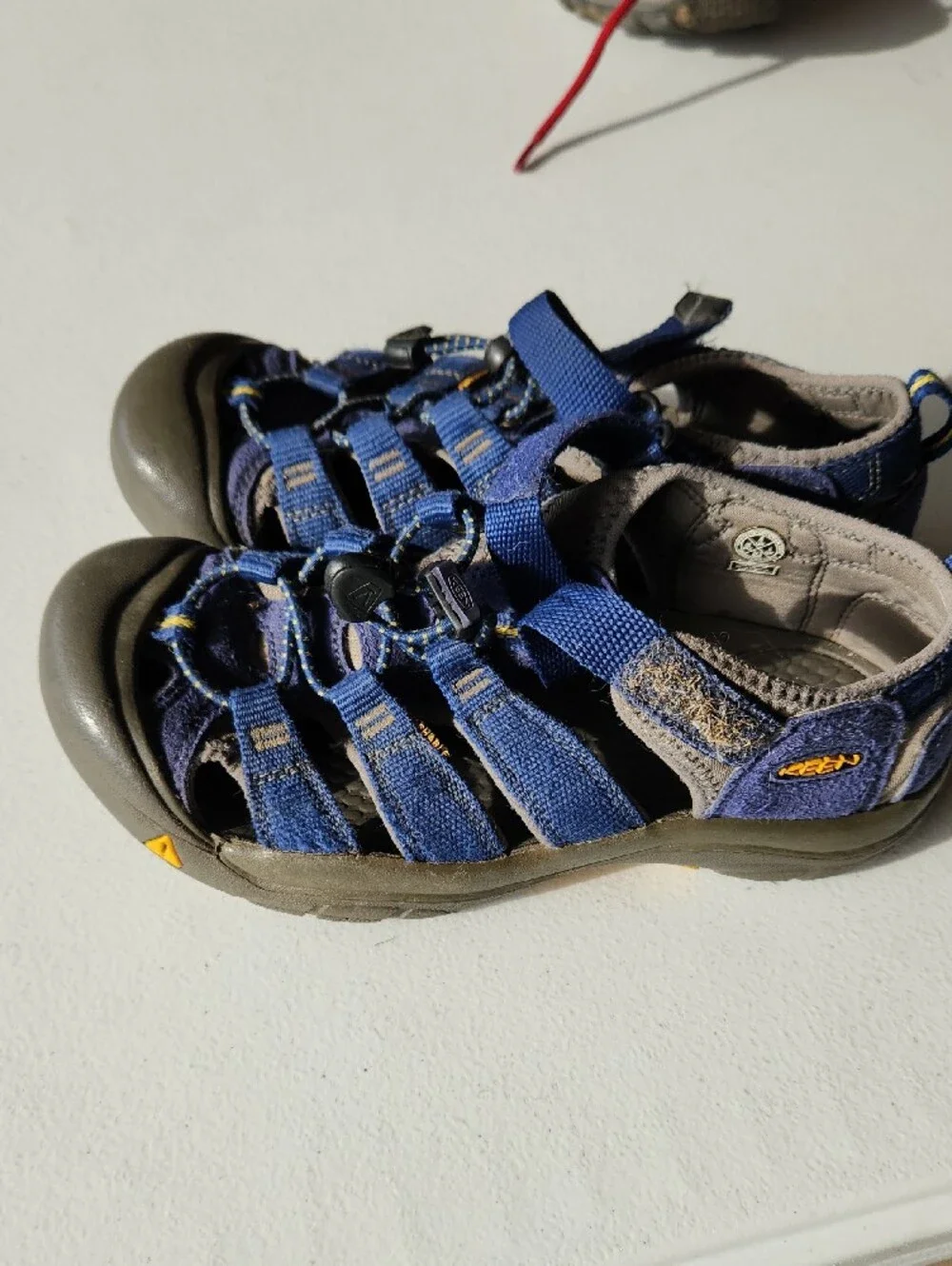 Kids Blue Closed-Toe KEEN Outdoor Sandals